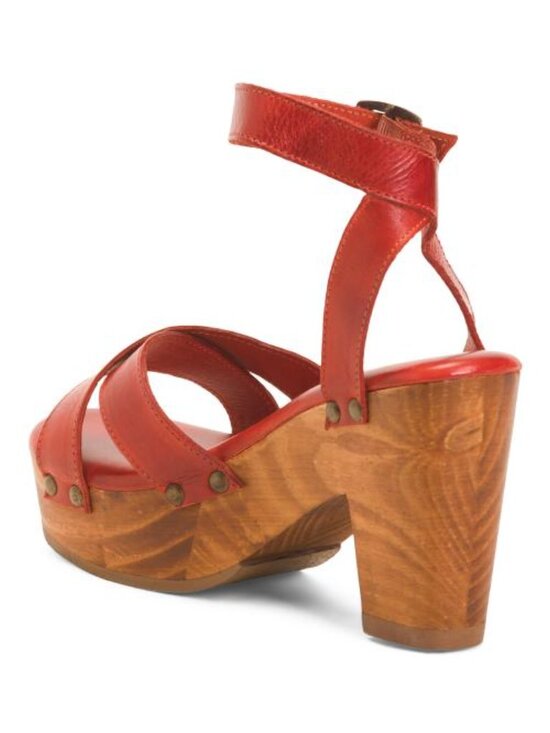 BED/STU Made In Mexico Leather Kalah Heels - Picture 2 of 3